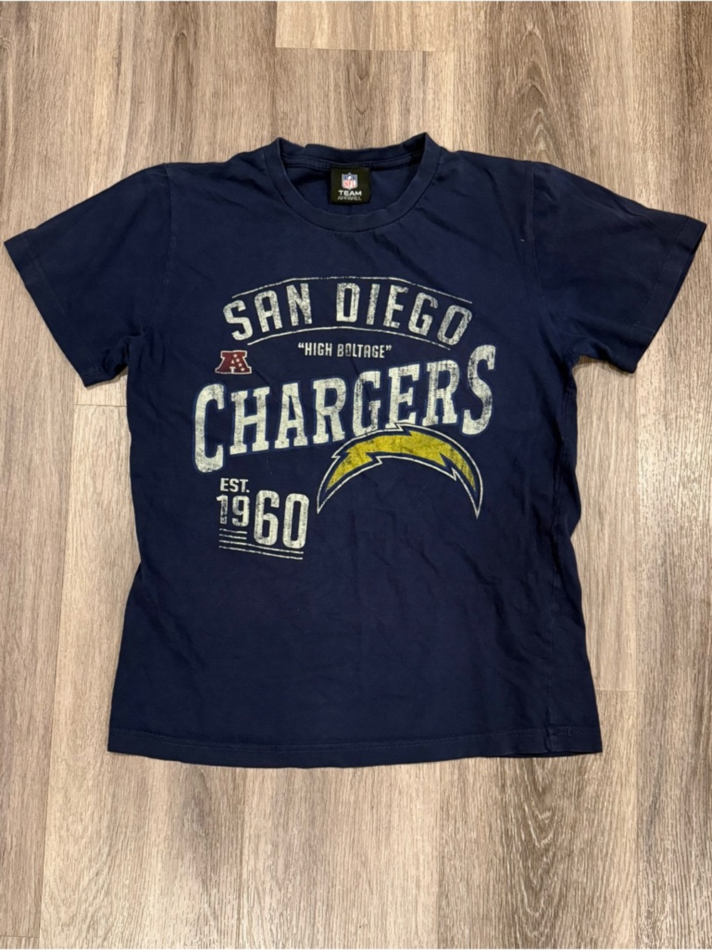 Vintage San Diego Chargers Women’s NFL Short Sleeve Tee